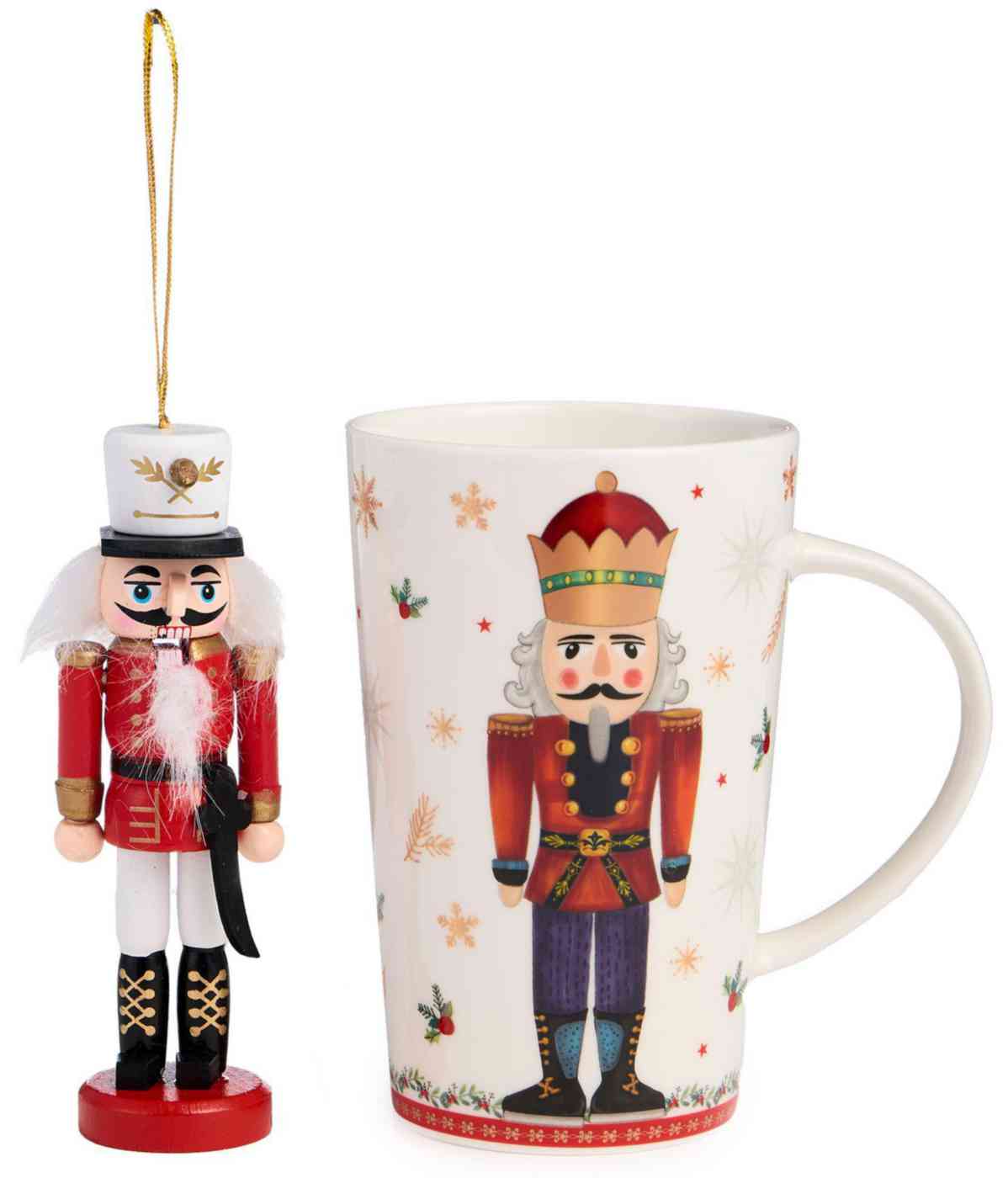 Набор кружка и елочная игрушка Щелкунчик 1350₽