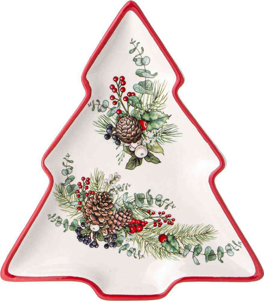 

Тарелка фигурная керамическая Agness