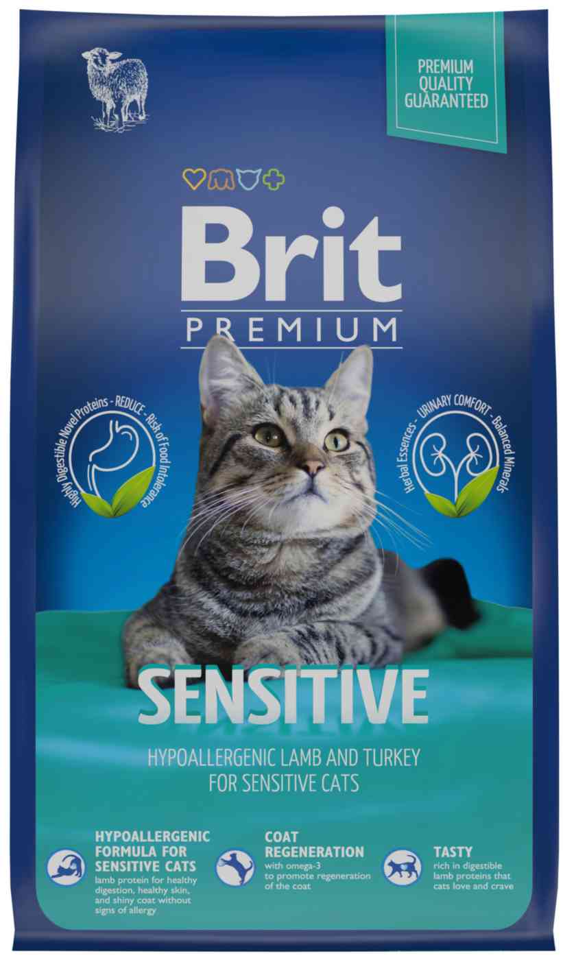 

Сухой корм для кошек с чувствительным пищеварением Brit
