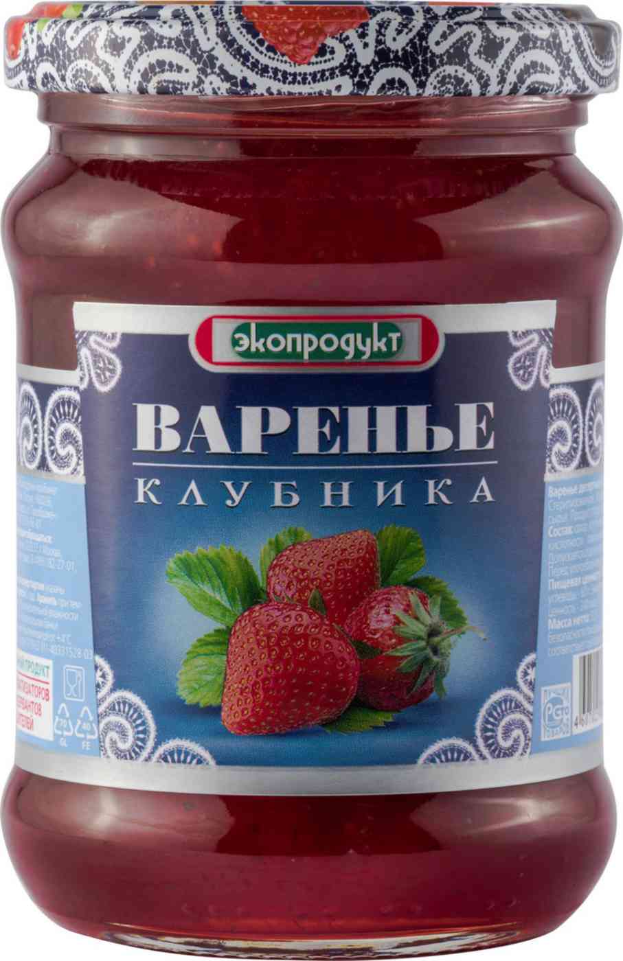 Варенье клубничное Экопродукт 141₽