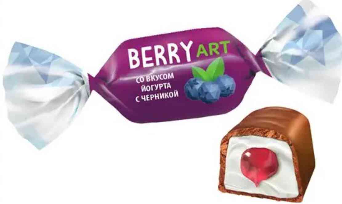 Конфеты BerryArt йогурт-черника