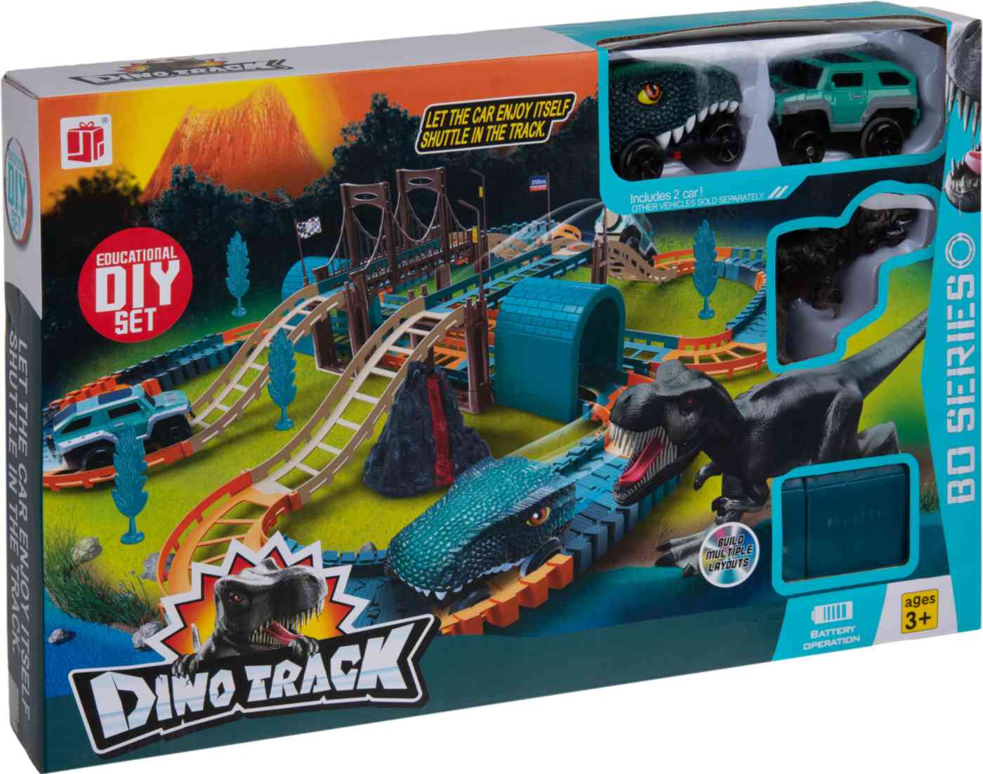 

Набор игровой Автотрек Динозавры