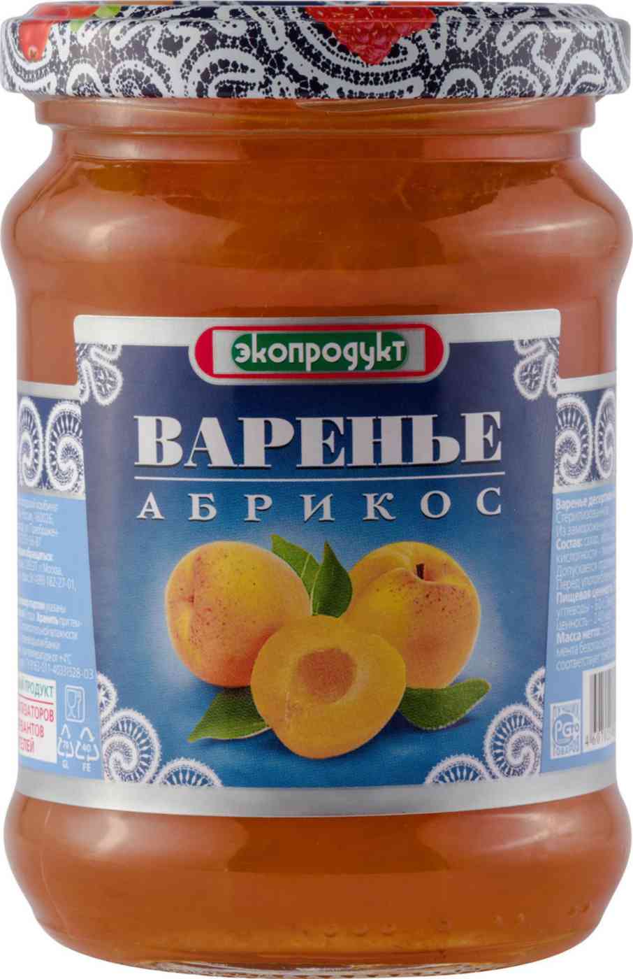 

Варенье абрикосовое Экопродукт