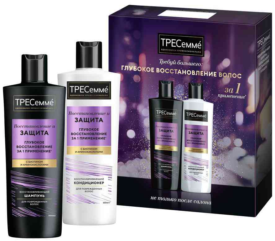 

Подарочный набор ТРЕСеммé Восстановление и защита (шампунь, кондиционер)