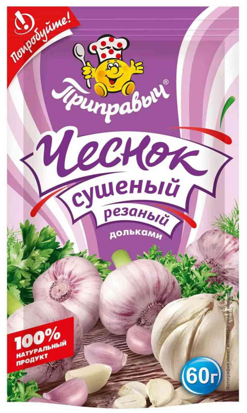 

Чеснок сушеный Приправыч