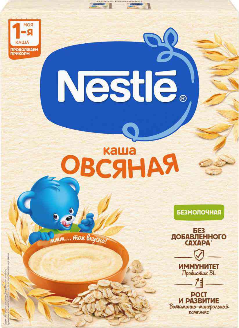 Детская каша овсяная безмолочная Nestle 179₽