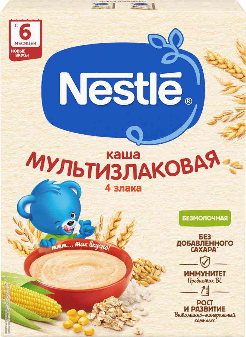 Каша мультизлаковая безмолочная Nestle