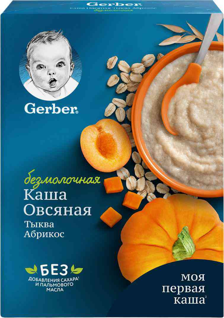 

Каша овсяная безмолочная Gerber