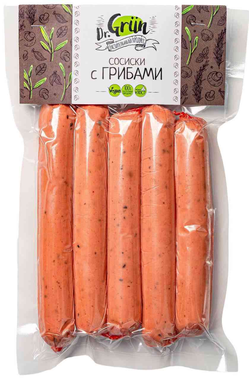 

Сосиски растительные Dr. Grunt