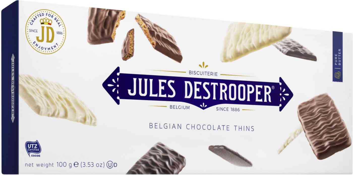 Печенье Jules Destrooper Belgian Chocolate Thins