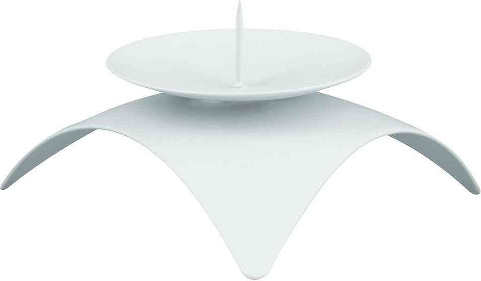 

Подсвечник металлический Гармония, цвет белый (эмаль)