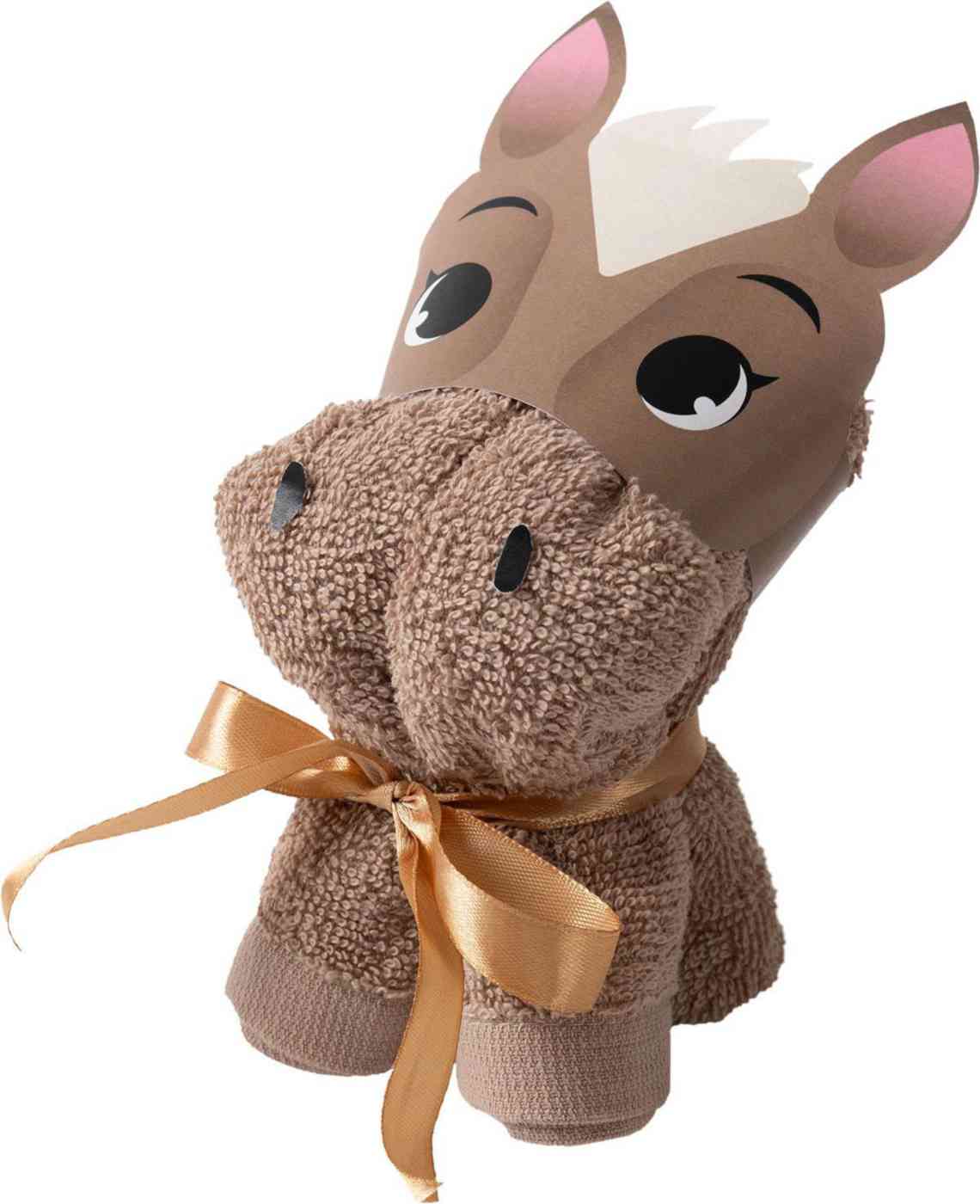 

Полотенце махровое Лошадка, цвет мокко