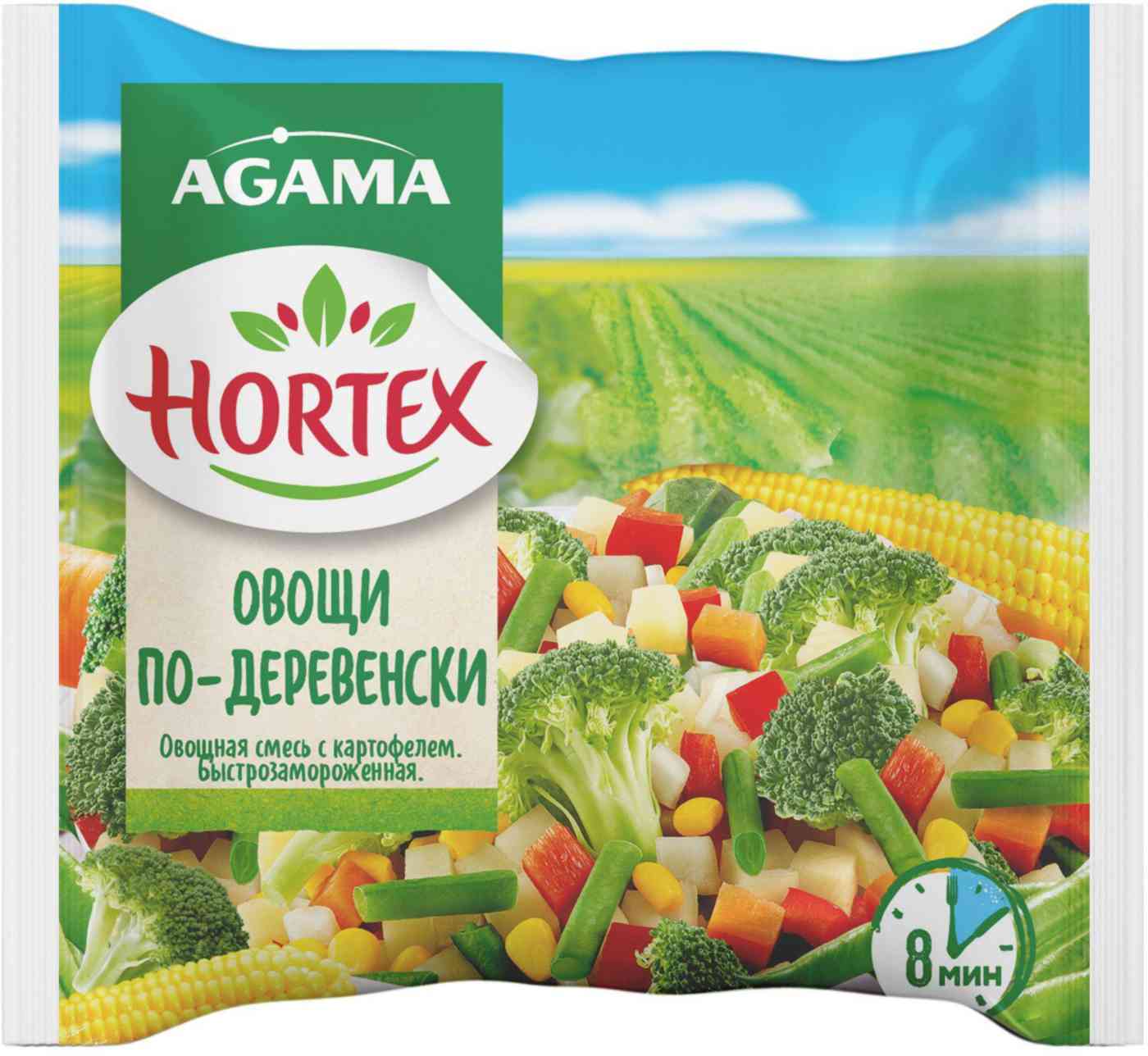 Овощи быстрозамороженные Agama Hortex