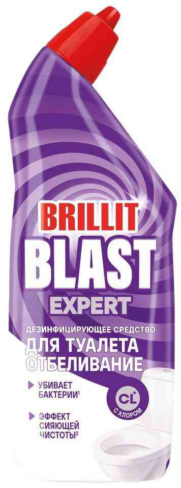 Гель для туалета Brillit Blast Сила отбеливания