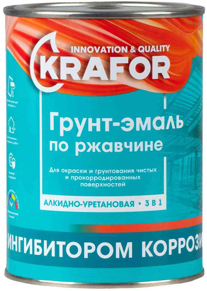 

Грунт-эмаль по ржавчине Krafor