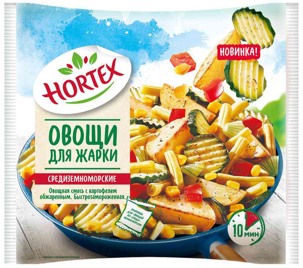 

Овощи для жарки быстрозамороженные Agama Hortex