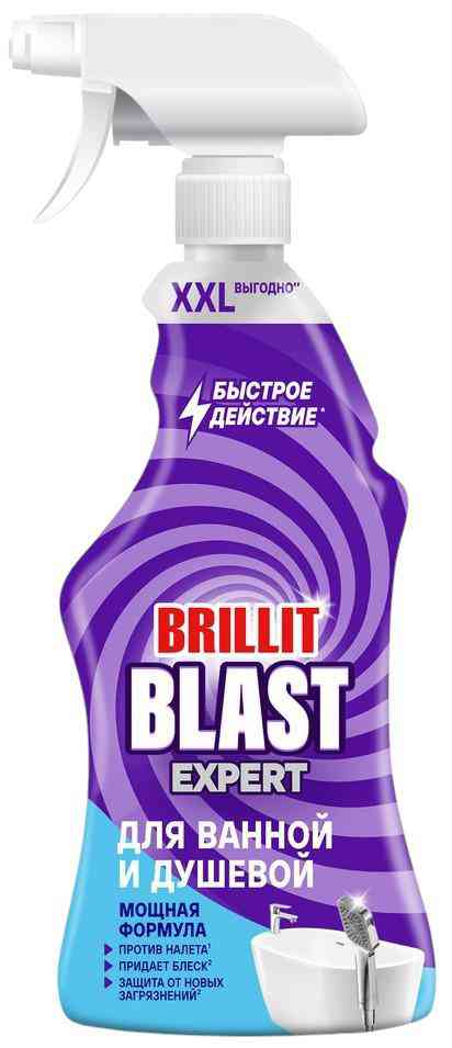 Чистящий спрей для ванной и душевой Brillit Blast Expert