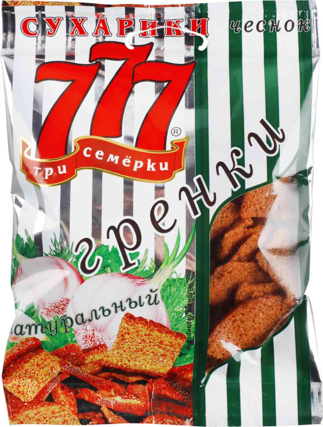 Гренки ржано-пшеничные Три Семёрки 29₽