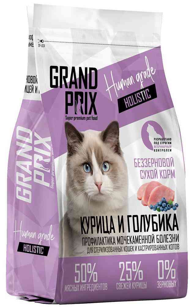 

Сухой корм для стерилизованных кошек Grand Prix