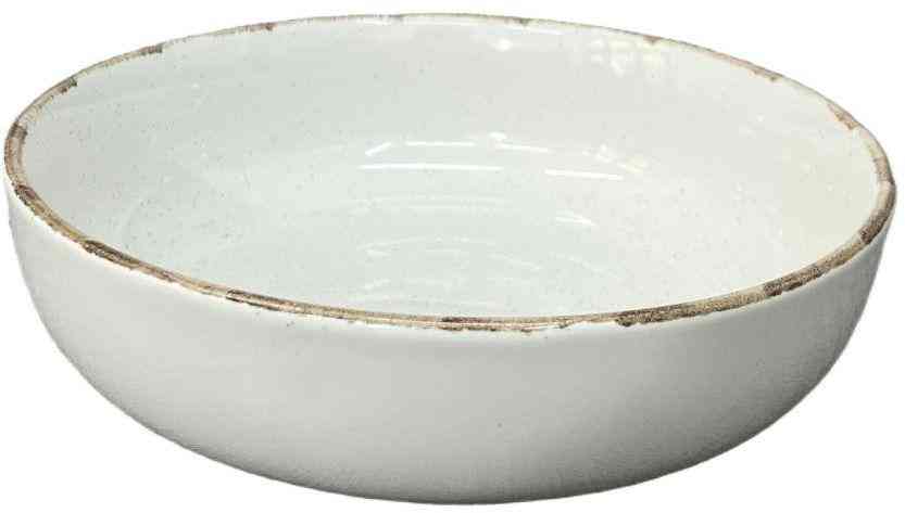 

Тарелка суповая керамическая Maxus Bella цвет: белый