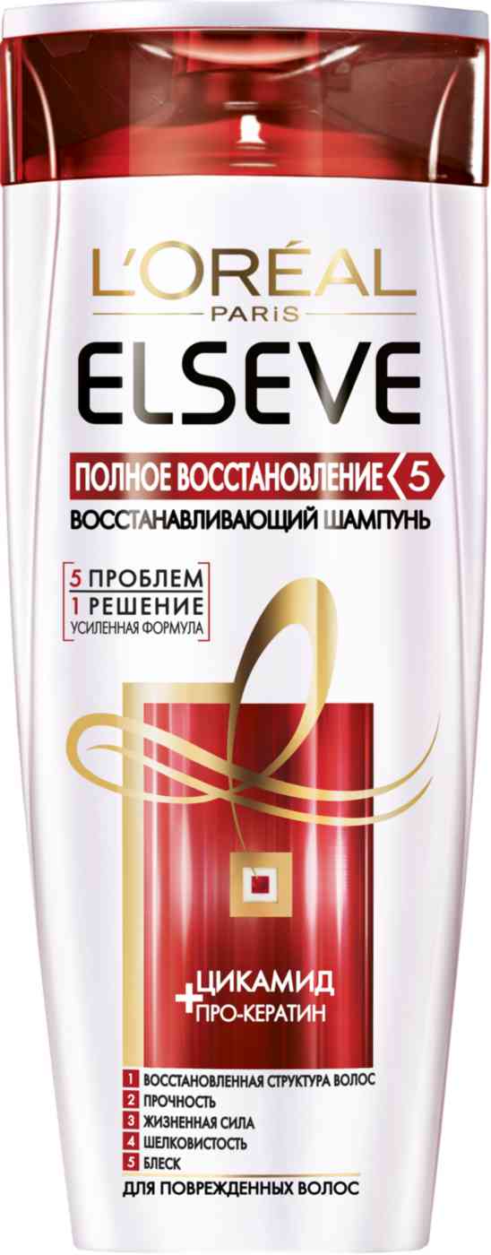 Шампунь для поврежденных волос Elseve 431₽