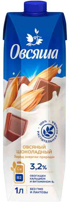 Напиток овсяный Овсяша Шоколадный 100₽