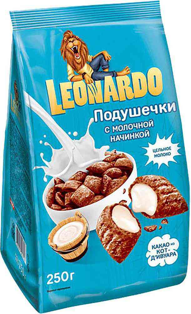 Готовый завтрак подушечки Leonardo