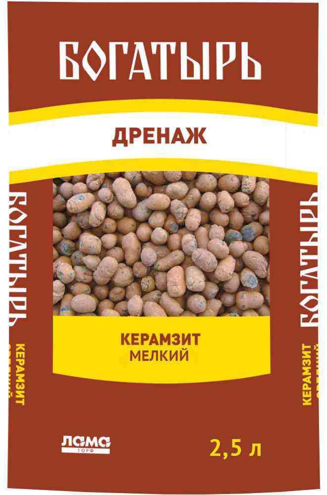 

Керамзит мелкий Богатырь