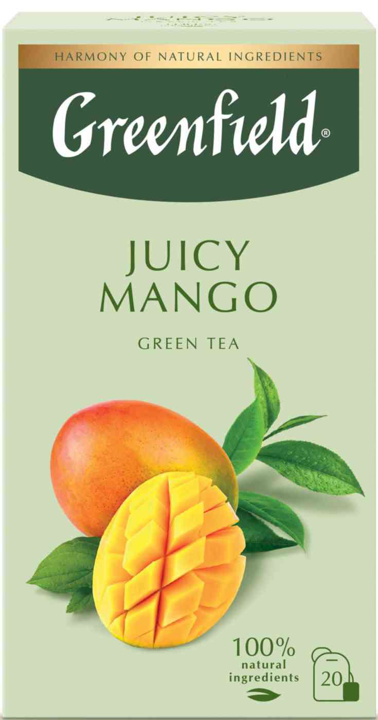 

Чай зеленый Greenfield Juicy Mango
