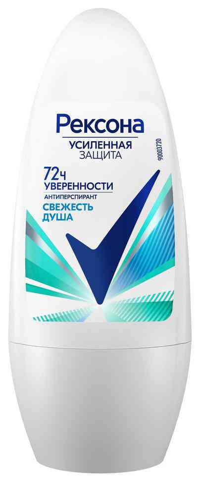 

Антиперспирант ролл Рексона Усиленная защита Свежесть душа