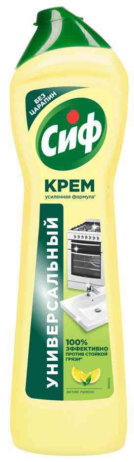 

Чистящий крем Сиф Универсальный Актив лимон