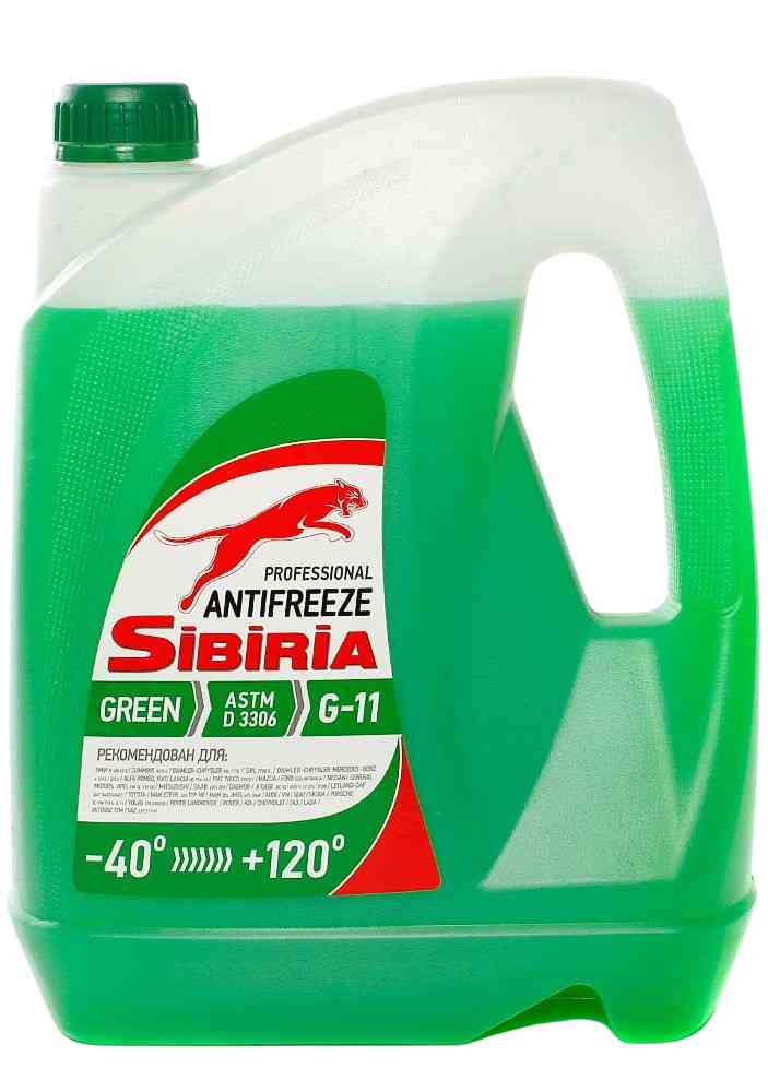 

Антифриз зелёный SIBIRIA G11