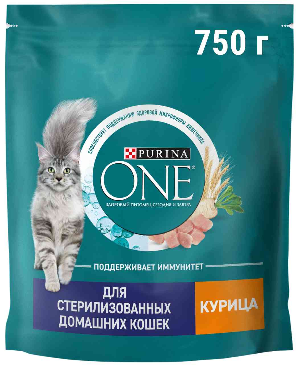 

Сухой корм для стерилизованных домашних кошек Purina One