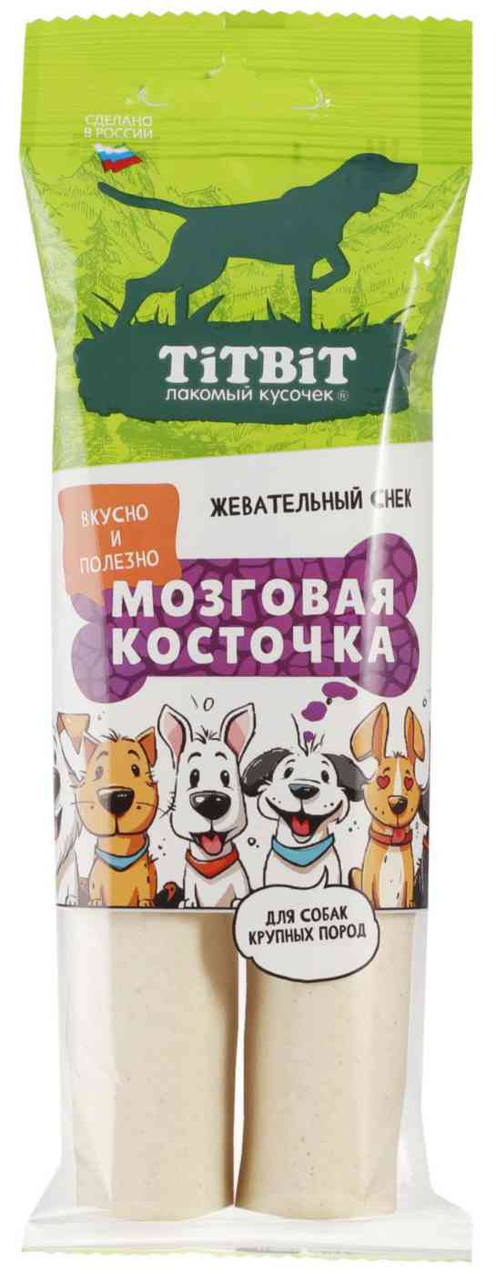 

Лакомство для собак крупных пород TiTBiT мозговая косточка