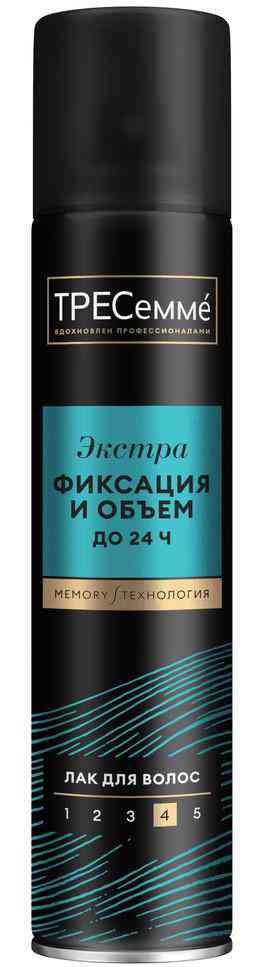 

Лак для волос ТРЕСеммé экстра фиксация и объем