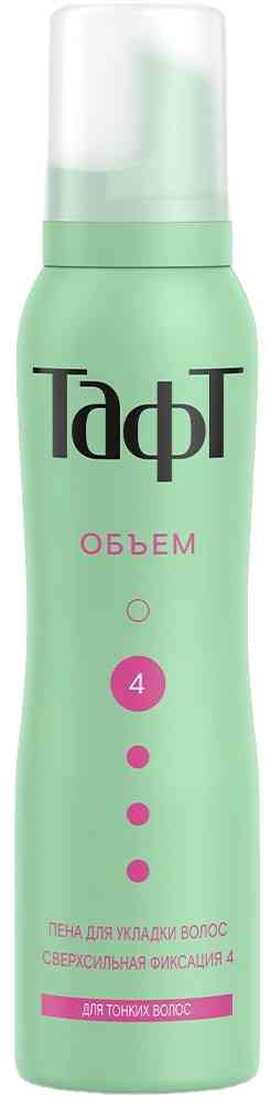 

Пена для укладки тонких и ослабленных волос Тафт