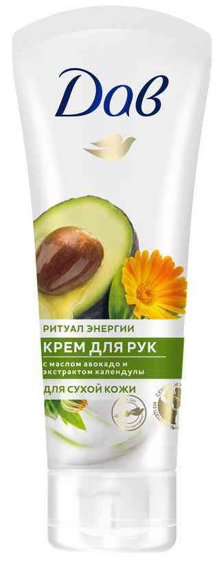 

Крем для рук Дав для сухой кожи масло авокадо-экстракт календулы