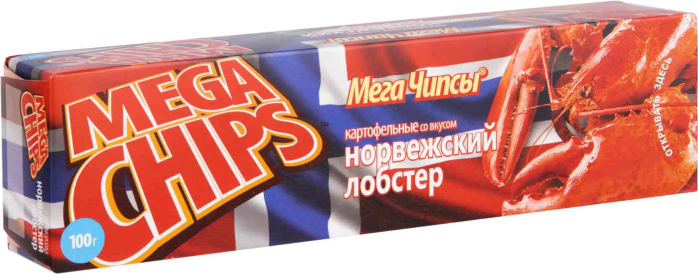 Чипсы картофельные Mega Chips