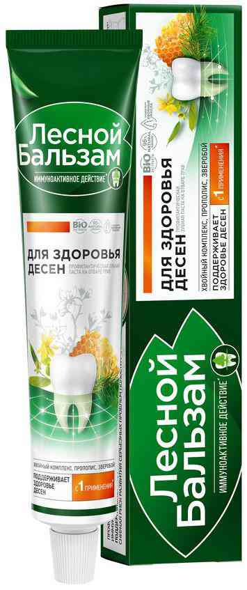 

Зубная паста Лесной Бальзам для здоровья десен
