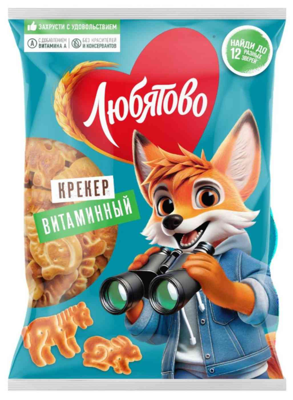 

Крекер Витаминный Любятово молочно-ванильный вкус