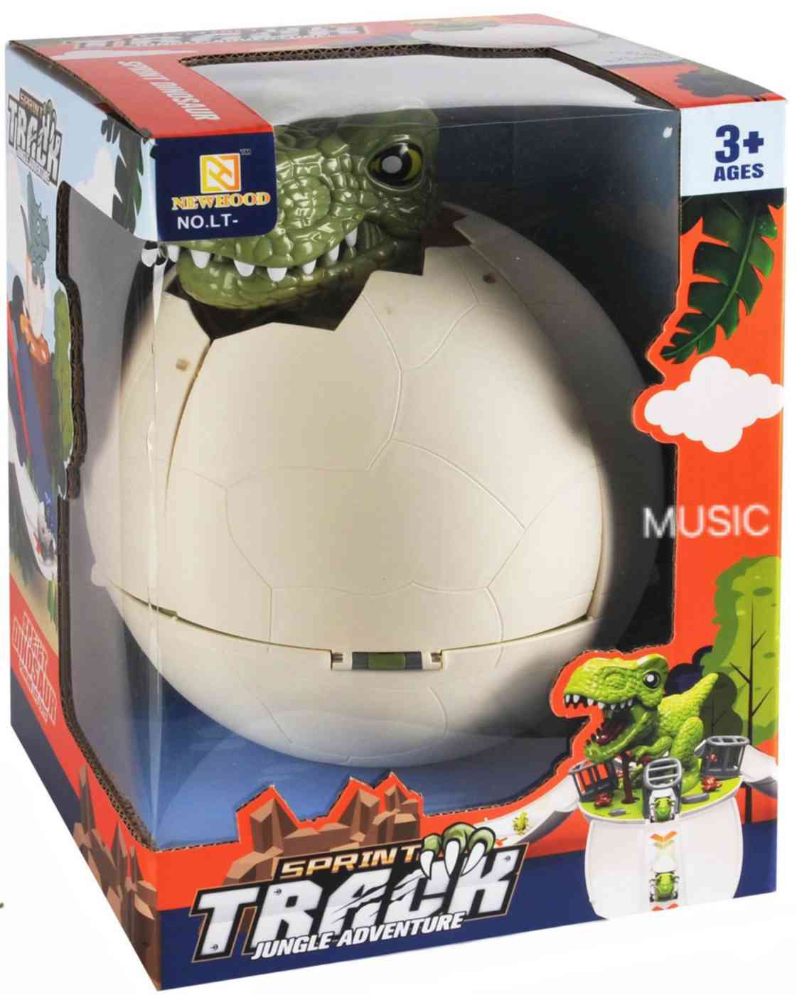 

Игровой набор Динозавр в яйце 2в1 со светозвуковыми эффектами