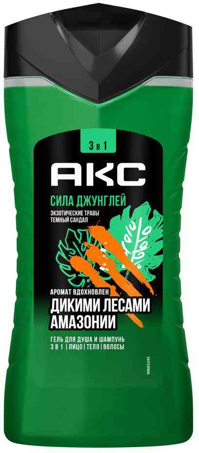 

Гель для душа и шампунь 3в1 Акс Сила джунглей