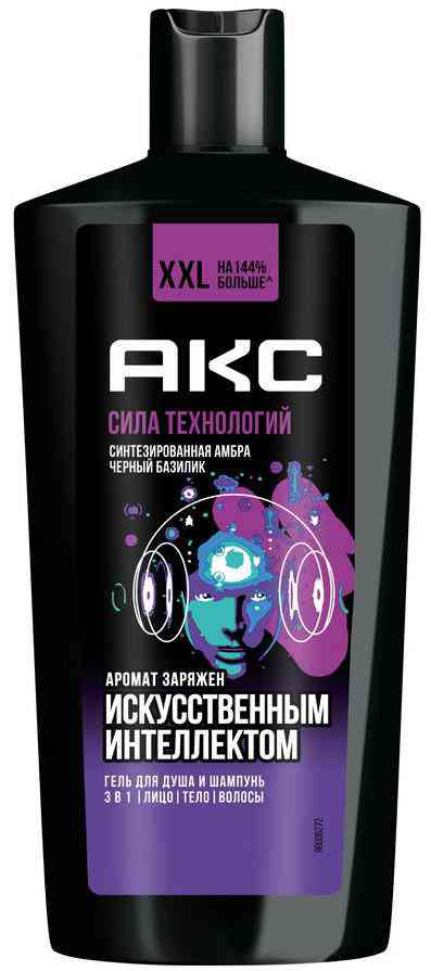 

Гель для душа и шампунь 3в1 Акс Сила технологий