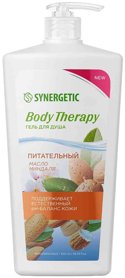 Гель для душа питательный Synergetic