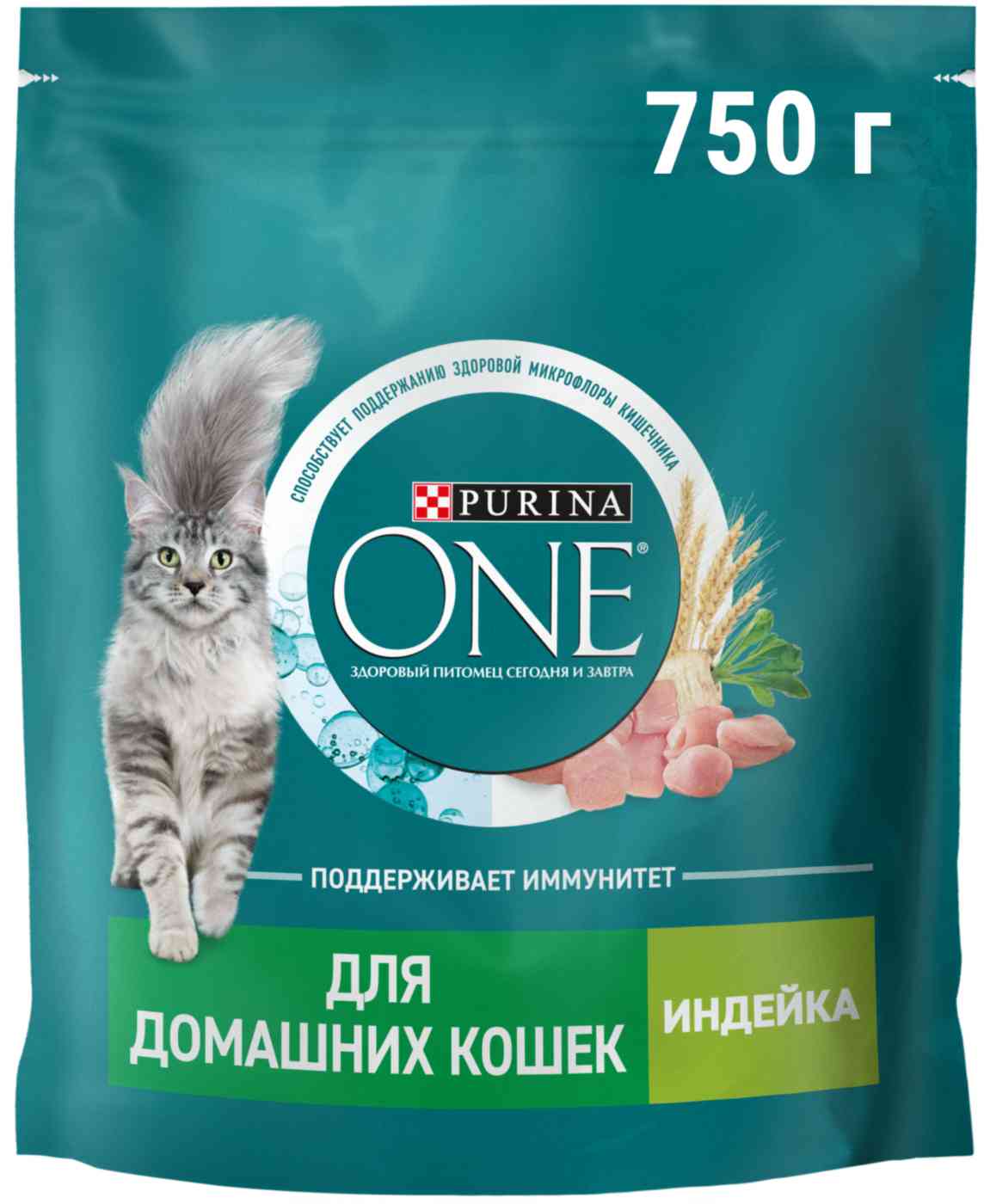 

Сухой корм для домашних кошек Purina One