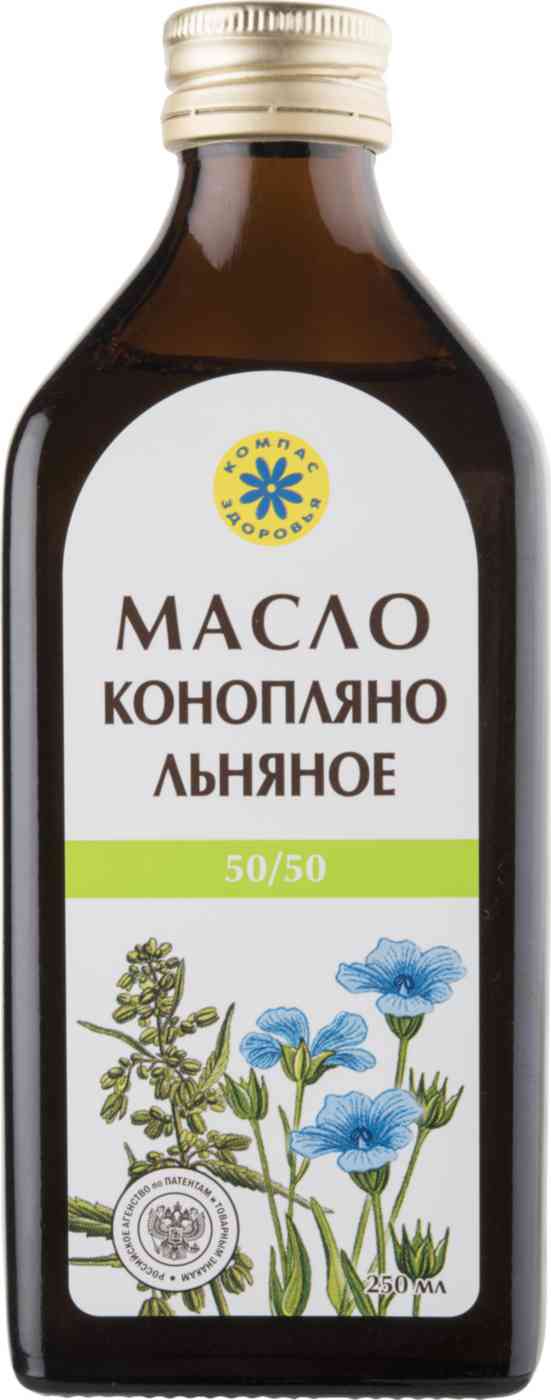 

Масло конопляно-льняное Компас здоровья