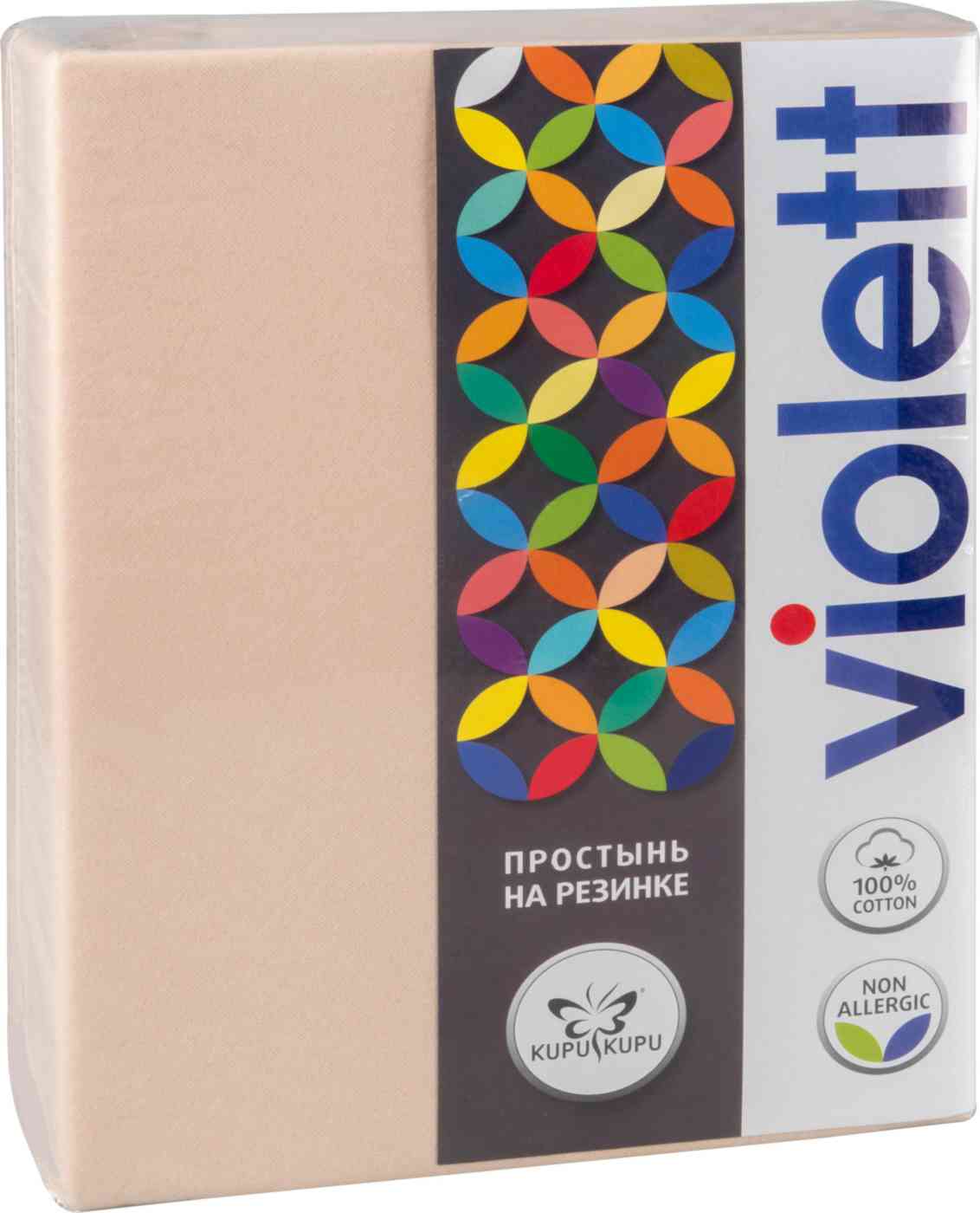 

Простыня трикотажная на резинке Kupu-Kupu