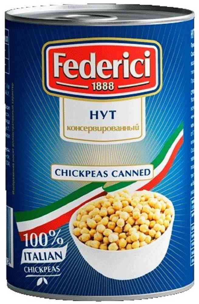 

Нут консервированный Federici
