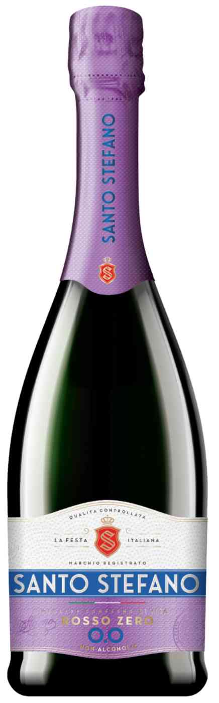 

Игристое безалкогольное Santo Stefano красное полусладкое