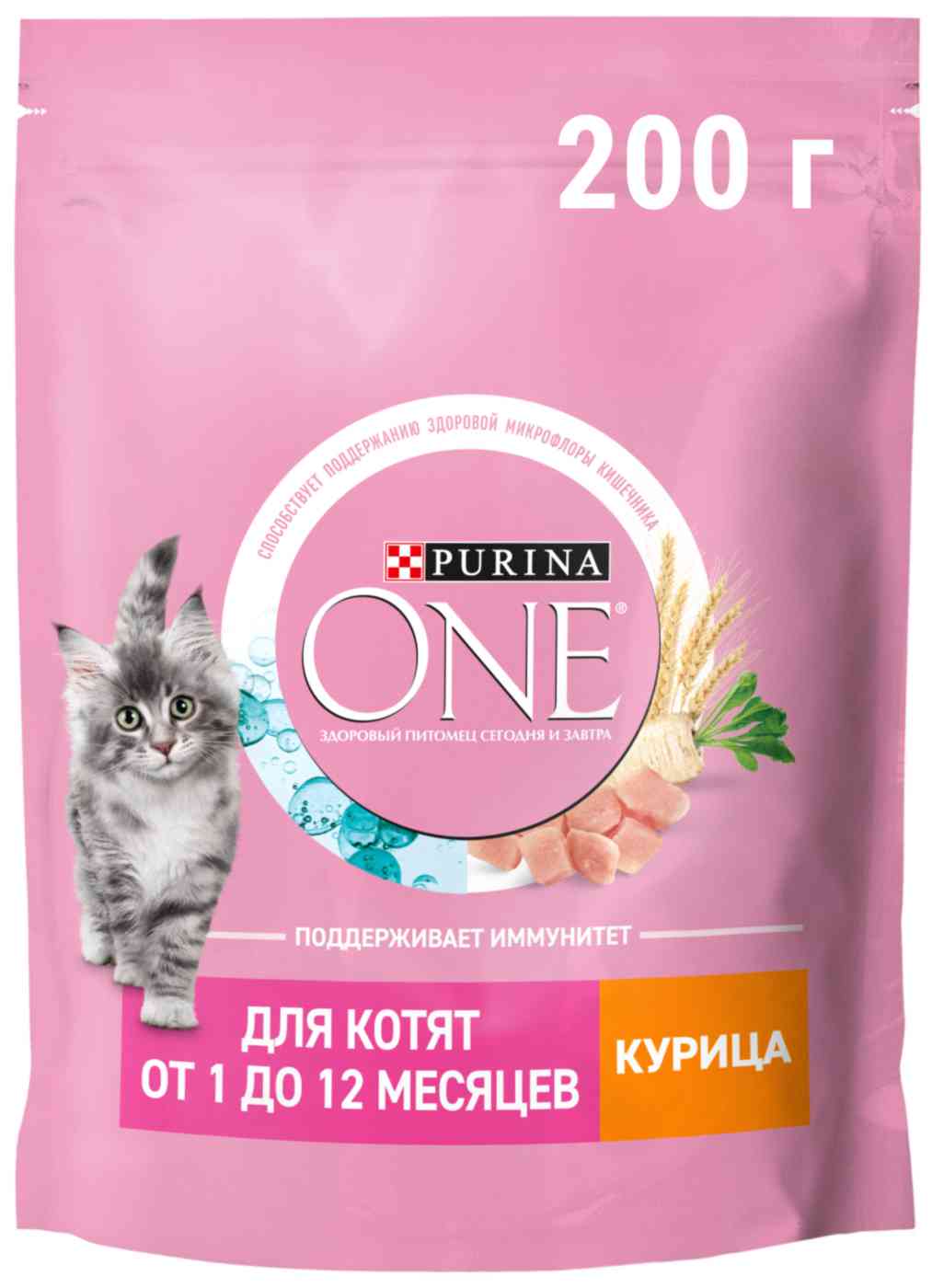 

Сухой корм для котят от 1 до 12 месяцев Purina One